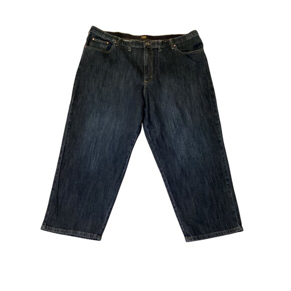Lee Men's Loose Fit Premium Denim Jeans Size 50X34 Straight Pre-Owned Super Nice - Picture 1 of 2